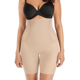 Корректирующие шорты с завышенной талией Maidenform DM5001 латте, Цвет: латте, Размеры: 2XL