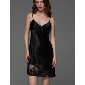 Короткая сорочка Mia-Amore MERLOT 4740 черный, Цвет: черный, Размеры: 3XL