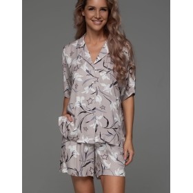 Пижама из вискозы с шёлком Mia-Amore MAILA 5567, Цвет: серый, Размеры: 5XL