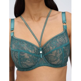 Бюстгальтер кружевной мягкий Alles CHIARA GOLD M зеленый, Цвет: зеленый, Размеры: 70F