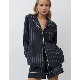 Пижама женская с шортами Aruelle CASEY, Цвет: графит, Размеры: XS