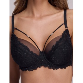 Бюстгальтер полумягкий Ava FIESTA 2154 PU black, Цвет: черный, Размеры: 65H