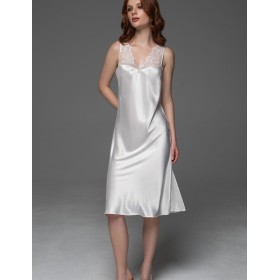 Сорочка с кружевными бретелями Mia-Amore ADELAIDA 4668 белый, Цвет: белый, Размеры: 2XL