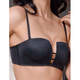 Бюстгальтер планж пуш-ап Mioocchi NAOMI 8313 nero, Цвет: nero (черный), Размеры: 70D