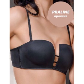 Бюстгальтер планж пуш-ап Mioocchi NAOMI 8313 praline, Цвет: praline (пралине), Размеры: 85C