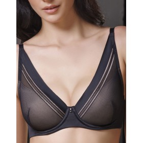 Легкий бюстгальтер спейсер Mioocchi NAOMI 8318 nero, Цвет: nero (черный), Размеры: 90B