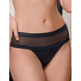 Стринги с завышенной талией Mioocchi NAOMI 8413 nero, Цвет: nero (черный), Размеры: M