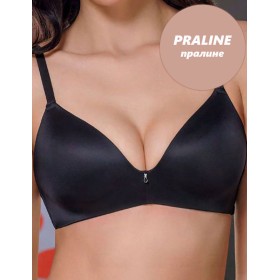 Гладкий бюстгальтер без косточек Mioocchi NAOMI 8314 praline, Цвет: praline (пралине), Размеры: 85C
