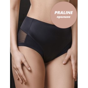 Высокие трусы с утяжкой Mioocchi NAOMI 8414 praline, Цвет: praline (пралине), Размеры: L