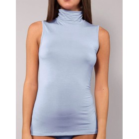 Майка с высоким воротом Sielei TODAY 6006 denim, Цвет: denim (джинсовый), Размеры: M