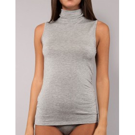 Майка с высоким воротом Sielei TODAY 6006 grigio melange, Цвет: grigio melange (серы, Размеры: M