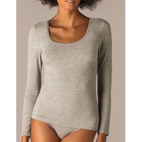 Футболка с длинным рукавом Sielei TODAY 6012 grigio melange, Цвет: grigio melange (серы, Размеры: S