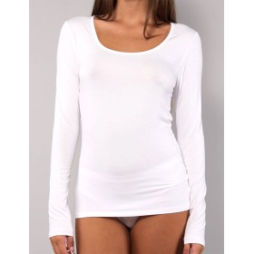 Футболка с длинным рукавом Sielei TODAY 6012 milk, Цвет: milk (молоко), Размеры: S