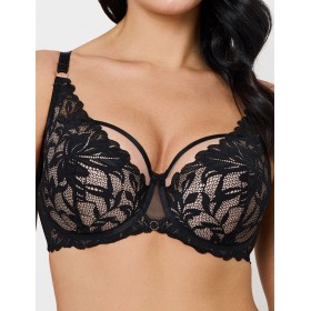 Бюстгальтер полупоролоновый Subtille BELLA BLACK NEW semi soft, Цвет: черный, Размеры: 70J