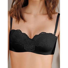 Бюстгальтер бандо пуш-ап Amelie MILANA 2317 черный, Цвет: черный, Размеры: 70C