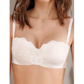 Бюстгальтер бандо пуш-ап Amelie MILANA 2317 молочный, Цвет: молочный, Размеры: 70D