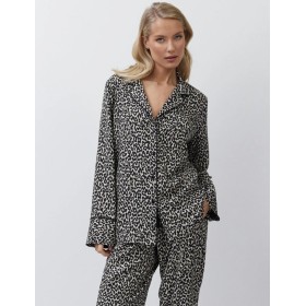 Пижама женская с брюками из вискозы Aruelle LEONA, Цвет: леопард, Размеры: XS