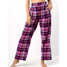 Домашние фланелевые брюки Key LHE 490, Цвет: фиолетовый, Размеры: S