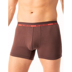 Облегающие боксеры Key MXH 287 коричневый, Цвет: коричневый, Размеры: L