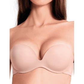 Бюстгальтер фашия без каркасов Lormar FREE PLUS nudo, Цвет: nudo (телесный), Размеры: 65B