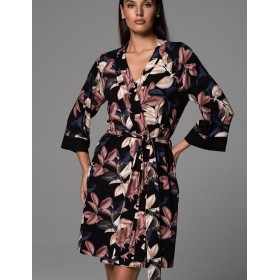 Трикотажный халат с принтом Mia-Amore DAIANA 5573, Цвет: мультицвет, Размеры: 2XL/3XL