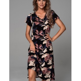 Длинная трикотажная сорочка Mia-Amore DAIANA 5574, Цвет: мультицвет, Размеры: 2XL