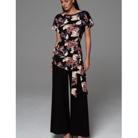 Комплект с широкими брюками Mia-Amore DAIANA 5575, Цвет: мультицвет, Размеры: 2XL