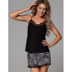 Пижама с шортами Mia-Amore JOLINE 5582, Цвет: черный, Размеры: 2XL