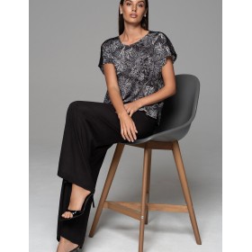 Комплект с широкими брюками Mia-Amore JOLINE 5586, Цвет: черный, Размеры: 3XL