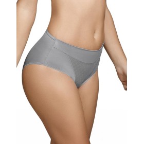 Высокие трусы слипы Selene ROXANA 3132 BRAGA серый, Цвет: серый, Размеры: S