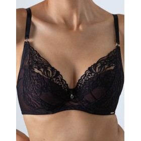 Бюстгальтер с пуш-ап вкладышами Alles TRUFFLE NOIR P-UP, Цвет: черный, Размеры: 70B