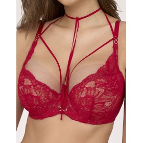 Бюстгальтер полупоролон Ava INFINITY 2177 PU barbados, Цвет: красный, Размеры: 65E