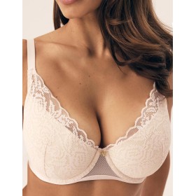 Бюстгальтер со съемным пуш-ап Esotiq 42957 BEE шампань, Цвет: шампань, Размеры: 70B