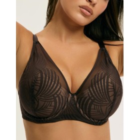 Бюстгальтер с пуш-ап вкладышами Esotiq 43521 NACRE шоколадный, Цвет: шоколадный, Размеры: 65D