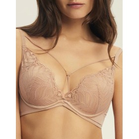 Кружевной бюстгальтер пуш-ап Esotiq 43582 KORIN латте, Цвет: латте, Размеры: 65C