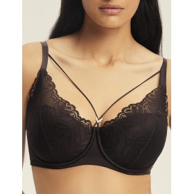 Бюстгальтер на тонком поролоне Esotiq 43584 KORIN шоколадный, Цвет: шоколадный, Размеры: 65F