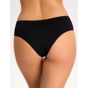 Трусы бразилиана бесшовные Gaia 009 SOFIA черный, Цвет: черный, Размеры: L