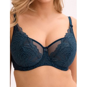 Кружевной бюстгальтер Gaia 1229 JESSIA M темно-синий, Цвет: темно-синий, Размеры: 70G
