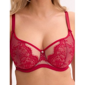 Мягкий бюстгальтер балконет Gaia 1274 FRIDA M balconette красный, Цвет: красный, Размеры: 70F