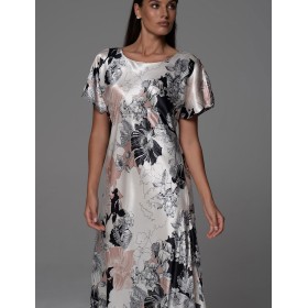 Длинное платье-туника Mia-Amore TRINITY 4661, Цвет: мультицвет, Размеры: 2XL