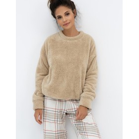 Тёплый домашний комплект Sensis JOYCE, Цвет: песочный, Размеры: M