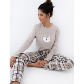 Домашний комплект из хлопка Sensis TINSLEY, Цвет: бежевый, Размеры: M