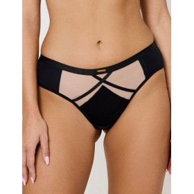 Трусики бразилиана Subtille OMENA mini black, Цвет: черный, Размеры: S