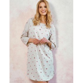 Ночная сорочка Taro 3431 ADELE, Цвет: светло-серый, Размеры: S