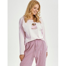 Женская пижама с брюками Taro 3434 ELISA, Цвет: розовый, Размеры: S