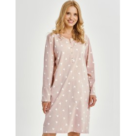 Хлопковая сорочка Taro 3443/3469 NORI, Цвет: розовый, Размеры: M