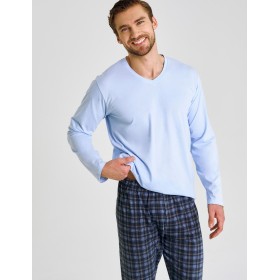 Пижама мужская Taro 3475/3476/3477 MARK голубой, Цвет: голубой, Размеры: 3XL