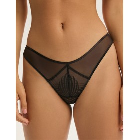 Трусики стринги Esotiq 43523 NACRE шоколадный, Цвет: шоколадный, Размеры: M