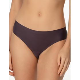 Трусы бразилиана Julimex SIMPLE BRASIL DARK PLUM/BLOOM, Цвет: тёмно-фиолетовый, Размеры: M