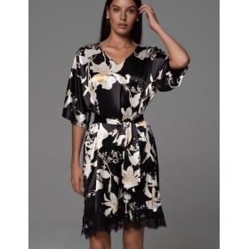 Туника из натурального шёлка Mia-Amore ARABEL 4357, Цвет: черный, Размеры: 2XL/3XL